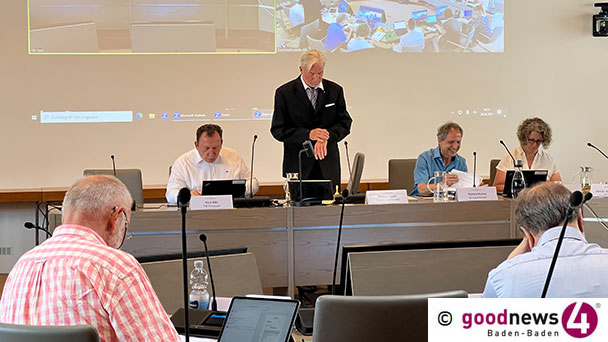 Öffentliche Hauptausschusssitzung im Rathaus – Bericht über die wirtschaftliche Gesamtsituation der Stadt Baden-Baden