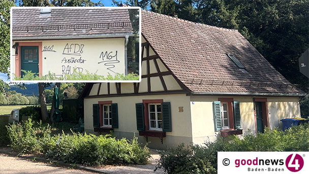 Baden-Badener Rathaus verurteilt Schmierereien am Hirtenhäuschen – OB Jung: „Schaden dem Miteinander in unserer Stadt“