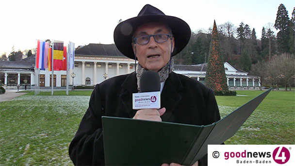 Pfarrer Hans-Ulrich Carl mit seiner Weihnachtsbotschaft – Die Botschaft auf dem Stein bei Haueneberstein