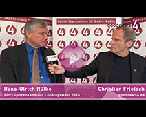 „Unsägliche Äußerungen aus der AfD“ | Teil 2 goodnews4-Wahl-Talk mit FDP-Spitzenkandidat Hans-Ulrich-Rülke