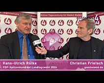 Baden-Baden und Russland | 3. Teil goodnews4-Wahl-Talk mit Christian Frietsch und FDP-Spitzenkandidat Hans-Ulrich Rülke