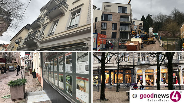 Immobilienpreise in Baden-Badener Innenstadt explodieren – Vier-Zimmer-Wohnung in der Sophienstraße 980.000 Euro Immobilienpreise in Baden-Badener Innenstadt explodieren – Vier-Zimmer-Wohnung in der Sophienstraße 980.000 Euro