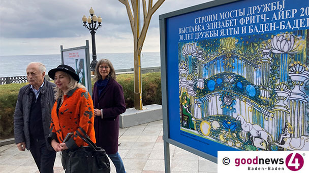 Grüße aus Jalta für Baden-Badenerin Uta Ell – Oberbürgermeisterin Janina Pavlenko hofft auf Wiederaufnahme der Städtepartnerschaft Grüße aus Jalta für Baden-Badenerin Uta Ell – Oberbürgermeisterin Janina Pavlenko hofft auf Wiederaufnahme der Städtepartnerschaft