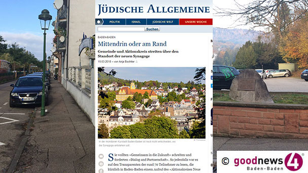 "Jüdische Allgemeine" befasst sich mit Synagogen-Konflikt in Baden-Baden - "Mittendrin oder am Rand"