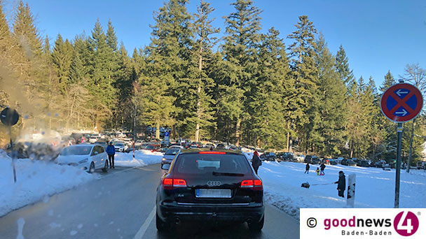 Rummel im Schnee – Sperrungen Richtung Unterstmatt, Kaltenbronn und Bühlertal 