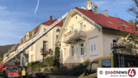 Kaminbrand in der Bergengruenstraße – Baden-Badener Feuerwehr schnell zur Stelle – Haus „komplett verraucht“