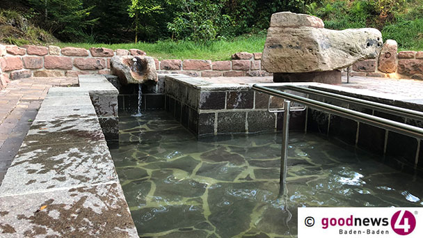 In Baden-Baden wird das Wasser knapp - Brunnen und Kneippanlage betroffen