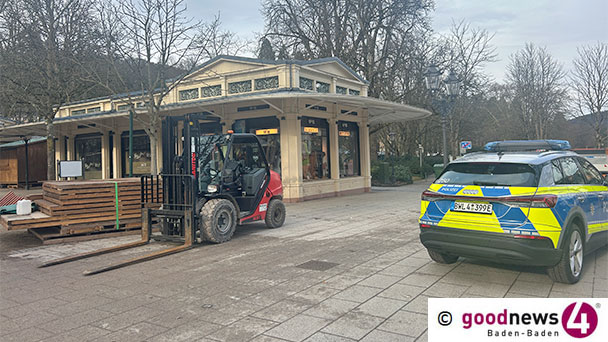 Erneut Juweliergeschäft in Baden-Badener Kaiserallee im Visier – „Vier Personen gewaltsam das Sicherheitsgitter hochgeschoben“ 