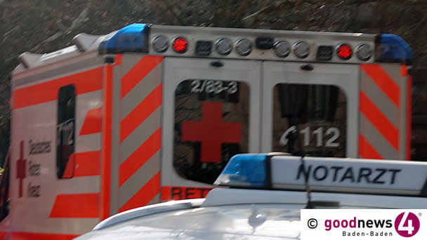 Schwerer Unfall zwischen Baden-Baden und Iffezheim – Zwei Schwerverletzte nach Zusammenprall auf Gegenfahrbahn