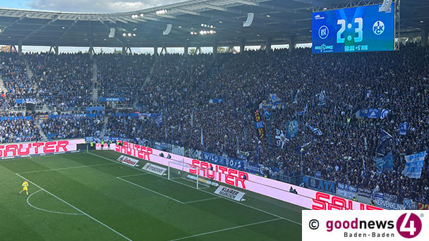 Bittere Heimniederlage des KSC – Ausschreitungen nach Spielende – Mehrere verletzte Ordnungskräfte
