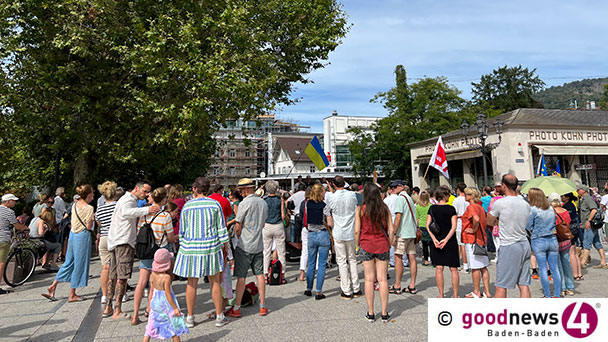 150 Teilnehmer bei Kundgebung gestern auf Fieser-Brücke – Baden-Badener SPD kritisiert Interview mit russischem Politiker Georgij Muradov – „Bad bad news“ 150 Teilnehmer bei Kundgebung gestern auf Fieser-Brücke – Baden-Badener SPD kritisiert Interview mit russischem Politiker Georgij Muradov – „Bad bad news“