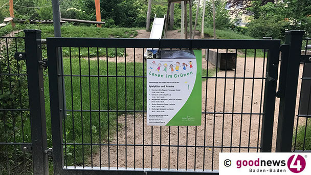 Prima Idee der Stadtbibliothek – "Lesen im Grünen" auf Baden-Badener Spielplätzen – Am Donnerstag in Steinbach