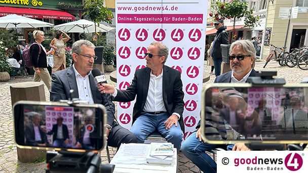Fast 8.000 Zuschauer bei „goodnews4 Live-Duell“ mit FDP-Fraktionschef Pilarski und Freie-Wähler-Chef Schwellinger – Heute zweites Live-Duell mit Fraktionschefs von CDU und FBB Fast 8.000 Zuschauer bei „goodnews4 Live-Duell“ mit FDP-Fraktionschef Pilarski und Freie-Wähler-Chef Schwellinger – Heute zweites Live-Duell mit Fraktionschefs von CDU und FBB