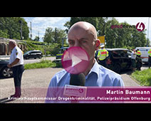 Großkontrollen gegen Betäubungsmittelkriminalität | Kriminalhauptkommissar Martin Baumann 