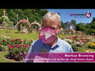Baden-Badener Garten-Chef Markus Brunsing zum 70. Internationalen Rosenneuheitenwettbewerb 