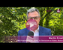Baden-Badener FBB-Fraktionschef Martin Ernst zum Klinik-Projekt