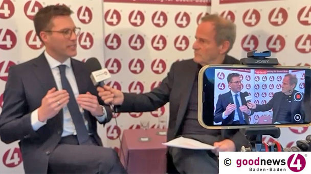 Manuel Hagel plant ein „kleines Außenministerium“ – CDU-Spitzenkandidat in Baden-Baden bei Christian Frietsch – Serie goodnews4-Wahl-Talk in drei Teilen 