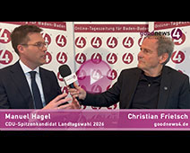 Baden-Baden und das „kleine Außenministerium“ | CDU-Spitzenkandidat Manuel Hagel im goodnews4-Wahl-Talk