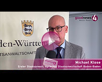 Baden-Badener Staatsanwalt Michael Klose im goodnews4-Interview