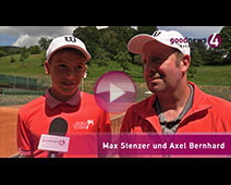 Junger Baden-Badener vor großer Tenniskarriere | Max Stenzer, Axel Bernhard