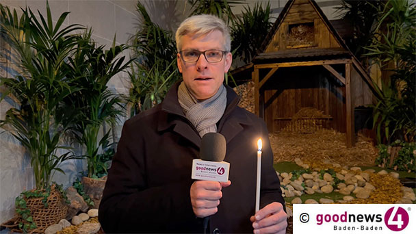 Weihnachtsbotschaft an die Baden-Badener von Dekan Michael Teipel – „Das Licht, das ich hier in der Hand halte, es ist direkt aus Bethlehem gekommen“