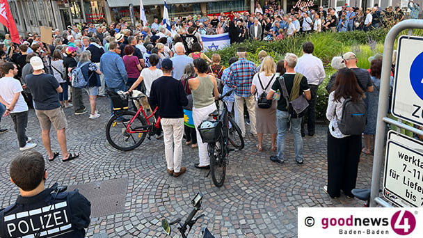 Demo gegen Antisemitismus in Baden-Baden – Immer noch würdeloser Umgang mit altem Synagogen-Grundstück