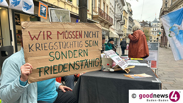 Baden-Badener Mahnwachengruppe informiert am Freitag – „Menschenrechtsverletzungen und Kriegsverbrechen“
