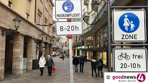 Maskenpflicht ab morgen 8 Uhr – Baden-Badener Innenstadt betroffen – Karte mit Straßen und Plätzen hier