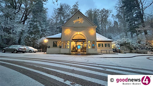 Ach, lieber Wettergott erinnere dich an Weihnachten an diesen Tag in Baden-Baden – Romantik am Merkur