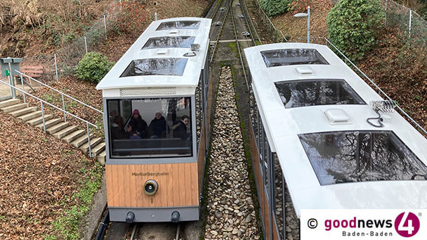 Baden-Badener Hausberg wieder erreichbar – Merkurbergbahn fährt wieder