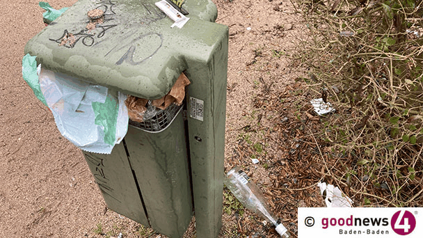 Erinnerung an die Stadtverwaltung – Müll rund um das MLG und auf dem Spielplatz in der Stephanienstraße 