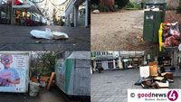 Kein schöner Anblick in Baden-Baden – Überall steht Müll rum