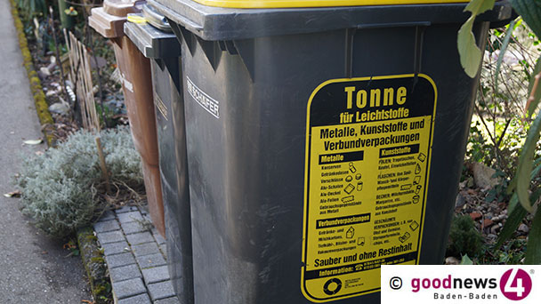 Schon wieder Feiertag – Änderung Müllabfuhr in Baden-Badener Innenstadt