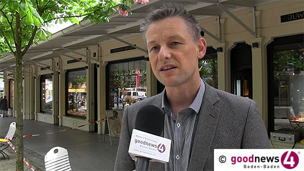Fahndung nach den Juwelier-Gangstern von Baden-Baden - Polizei-Sprecher Bergmann: „Großaufgebot in der Stadt, aber auch um die Stadt herum" - goodnews4-VIDEO vom Tatort