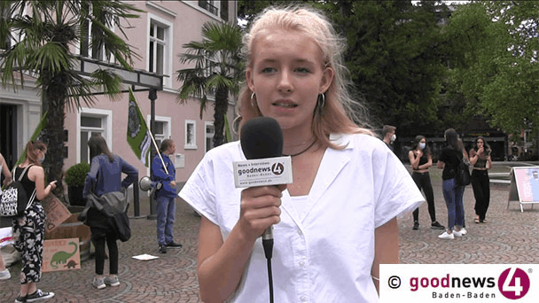 Baden-Badener OB Mergen macht Fridays for Future nicht viel Hoffnung – Pauline Roth: „Da steht selbst 2050 noch keine Netto-Null“ – Weitere Demo am Montag vor dem Rathaus 