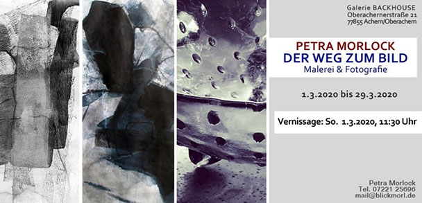 Baden-Badener Künstlerin Petra Morlok in Galerie Backhouse – Arbeiten aus den Bereichen Malerei und Fotografie