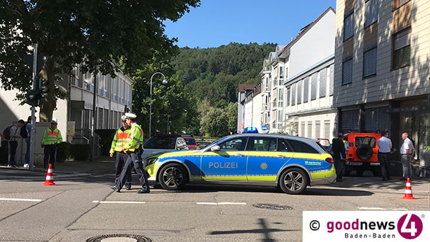 Nach Drohungen sperrt Polizei Gutenbergstraße in Baden-Baden – Mitarbeiter verließen das Gebäude