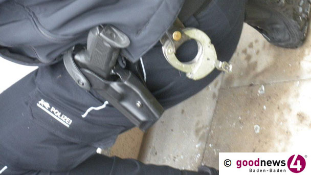 Polizei in Lichtental mit Handschellen im Einsatz – Ausgeflippter Gast im Restaurant in der Hauptstraße