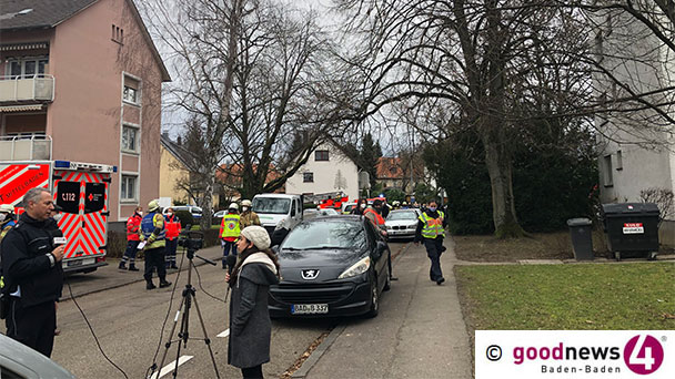 Großeinsatz in Baden-Oos beendet – Mann festgenommen – goodnews4-Interview mit Polizeisprecher Wolfgang Kramer