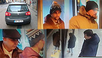 Fahndungsfotos der Polizei zu neuem Juwelier-Überfall in Baden-Baden - Zusammenhang zu Thoma-Überfall wahrscheinlich - Auch Foto von mutmaßlichem Täter-Auto