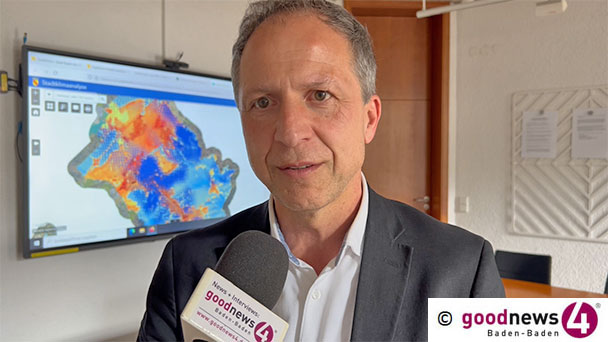 Bürgermeister Roland Kaiser mit pragmatischem Tipp für den Klimawandel – „Wir haben in Baden-Baden die besondere Situation, dass man schnell in Parkanlagen ist, sehr schnell in Waldgebieten“