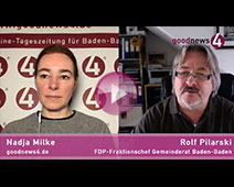 Milde Zensuren von FDP-Fraktionschef Pilarski für Baden-Badener OB Späth