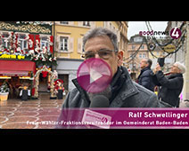 Fraktionschef der Freien Wähler Ralf Schwellinger zur Baden-Badener Bussi-Bussi-Gesellschaft