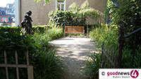 Garten beim Baden-Badener Rathausinnenhof gesperrt