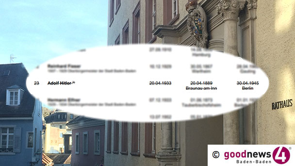Baden-Badener Ehrenbürgerbrief für Adolf Hitler für 14.500 Euro zu verkaufen – Gemeinderat 1933: „Dem unerschrockenen Führer des Deutschen Volkes“ Baden-Badener Ehrenbürgerbrief für Adolf Hitler für 14.500 Euro zu verkaufen – Gemeinderat 1933: „Dem unerschrockenen Führer des Deutschen Volkes“