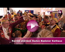 Narren stürmen Baden-Badener Rathaus | goodnews4-VIDEO-Reportage