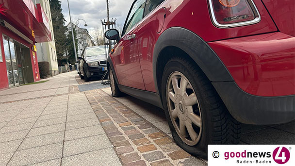 Attacke auf Autos in Baden-Baden – Zerstochene Reifen an 43 Fahrzeugen Attacke auf Autos in Baden-Baden – Zerstochene Reifen an 43 Fahrzeugen