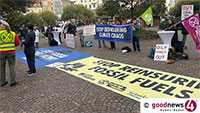 Demo gegen Rückversicherer in Baden-Baden – „Ihr versichert den Untergang!“