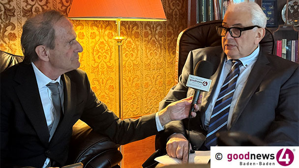 Russischer Botschafter Sergej Netschajew wendet sich an die Baden-Badener – goodnews4-Interview-Serie ab nächste Woche Russischer Botschafter Sergej Netschajew wendet sich an die Baden-Badener – goodnews4-Interview-Serie ab nächste Woche