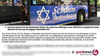 Doppelmoral im Rathaus – Synagoge in Baden-Baden leider nicht willkommen – Linienbus "Schalom Baden-Baden" nur Symbolpolitik